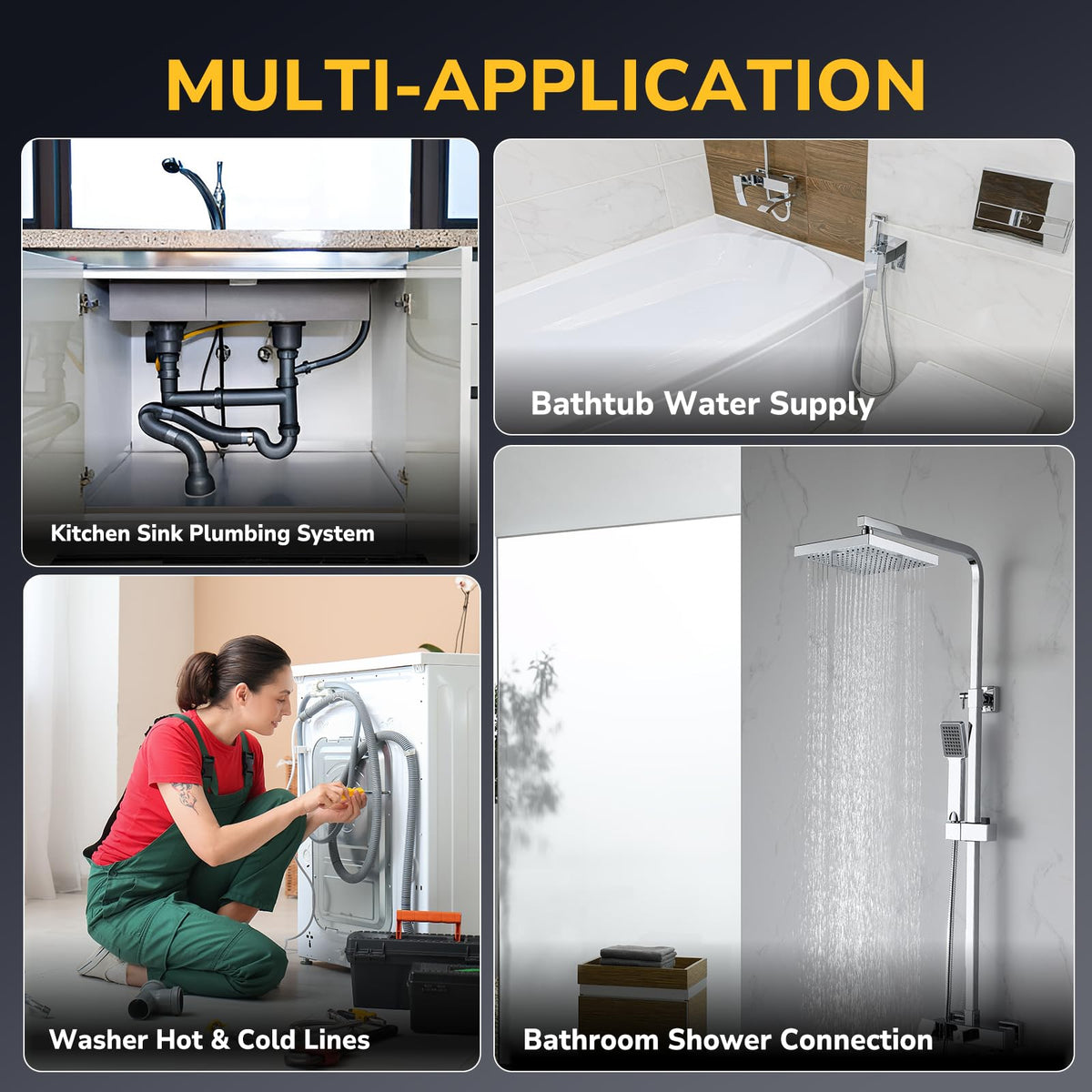 KAINGA lead-free brass construction supports durable, code-compliant performance