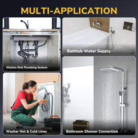 KAINGA lead-free brass construction supports durable, code-compliant performance