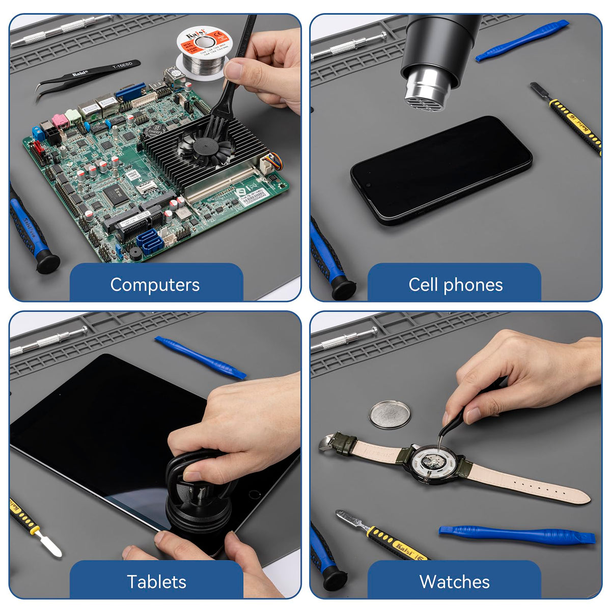 Kaisi easy-clean mat resists dirt for quick maintenance after repairs