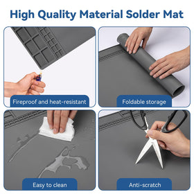 Kaisi foldable silicone design enables portable repair setups