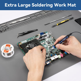 Kaisi heat-resistant silicone mat up to 932°F for high-temp soldering projects