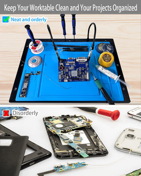 Kaisi Helping Hands gooseneck arms enable precise positioning of tiny components