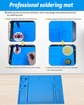 Kaisi Helping Hands heat resistant silicone mat withstands high temperature tasks