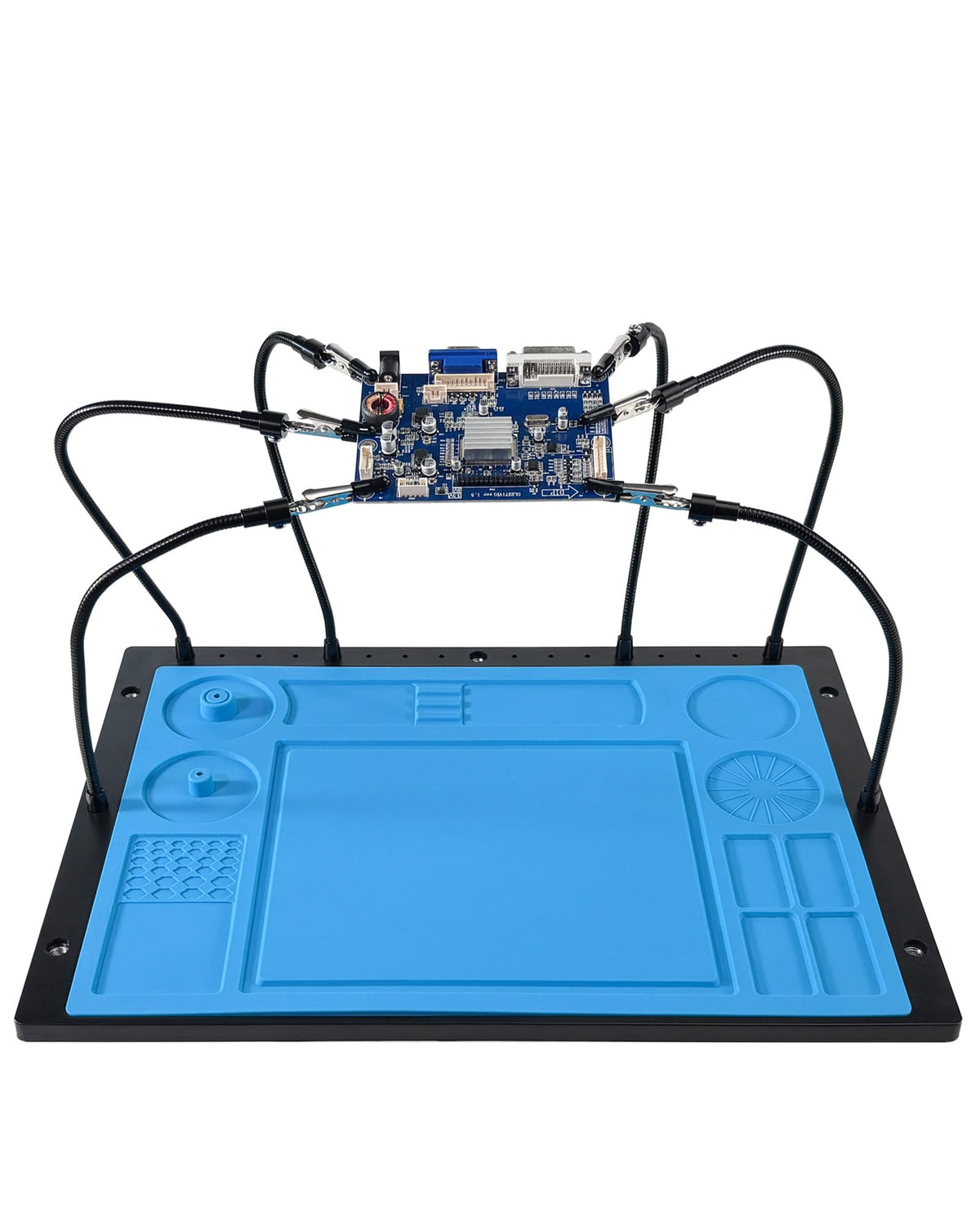 Kaisi Helping Hands base offers a large workspace for precise electronics repair
