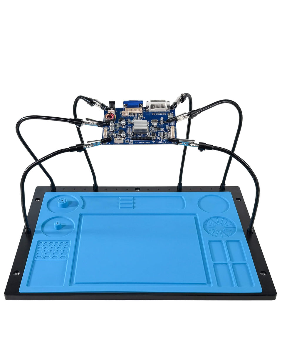 Kaisi Helping Hands base offers a large workspace for precise electronics repair