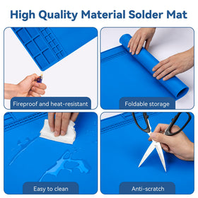 Kaisi soft, foldable silicone design folds flat for storage.