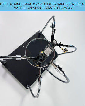 Kaisiking Helping Hands 360-degree clip rotation maintains stability during work