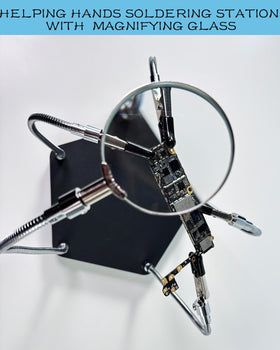 Kaisiking Helping Hands gooseneck arms offer flexible, precise positioning.