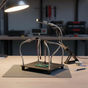 Kaisiking Helping Hands creates an organized, efficient soldering workstation