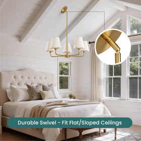 KAISITE brushed gold finish shines with premium metal craftsmanship.