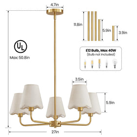 KAISITE E12 bulb-compatible fixture offers versatile lighting options.