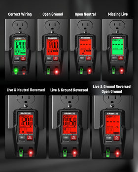 KAIWEETS auto hold function allows hands-free evaluation in tight corners.