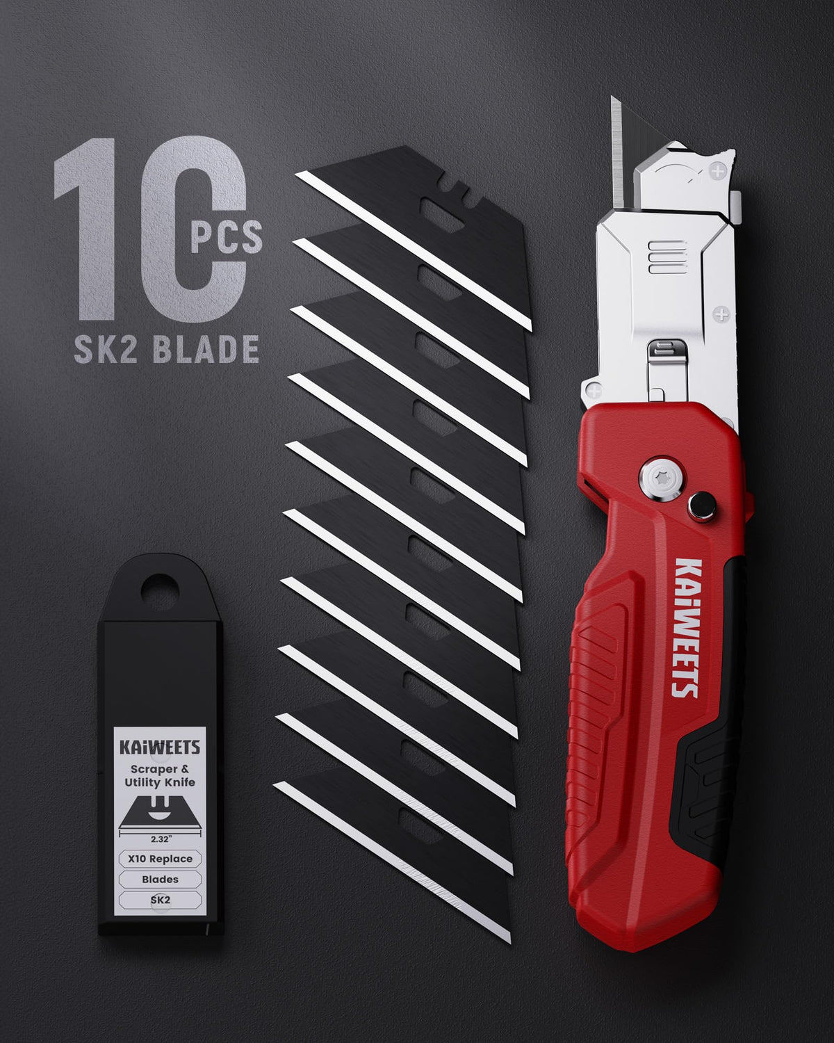 KAIWEETS belt clip keeps the tool within reach during tasks.