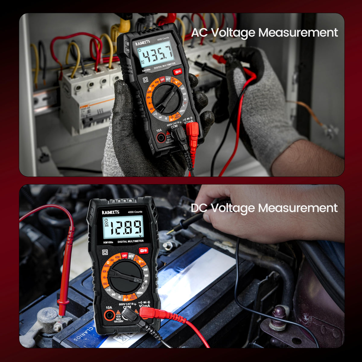 KAIWEETS data hold function for stable readings during tests