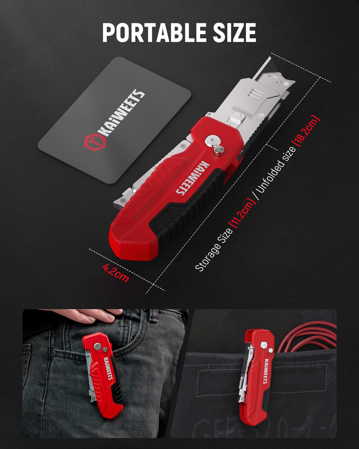 KAIWEETS heavy-duty design suited for DIY, home improvement, and crafts.