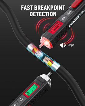 KAIWEETS KIT01 built-in flashlight aids checks in dim areas.
