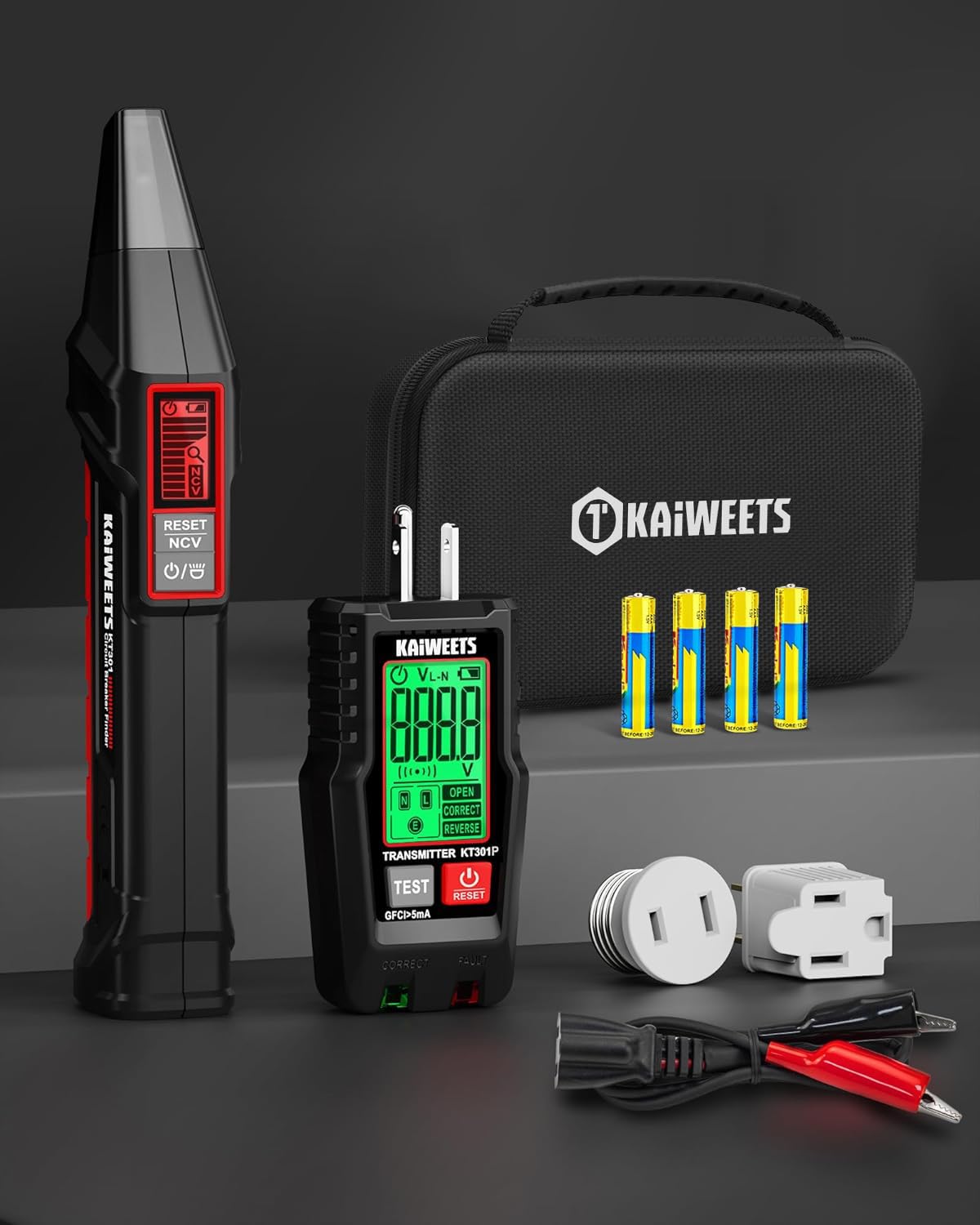 Kaiweets KT301P compact design fits in a tool bag for quick checks.