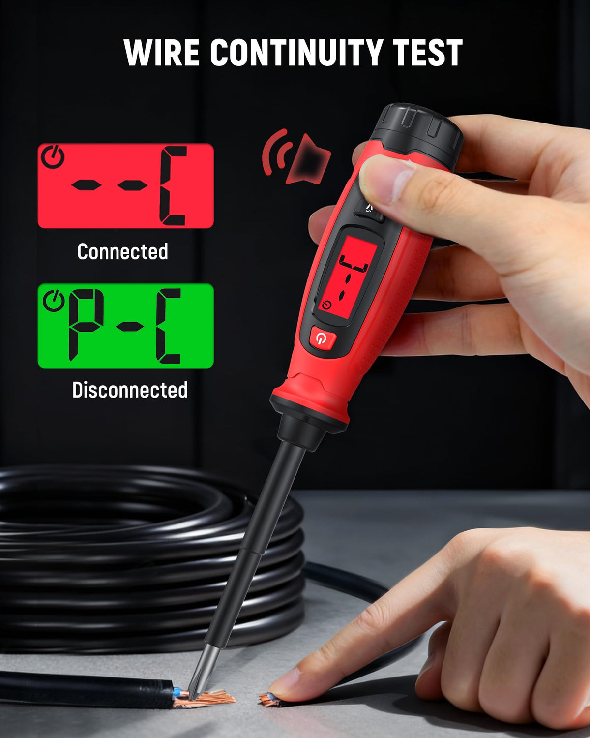 KAIWEETS KTS01 ergonomic insulated body enables comfortable, secure handling.