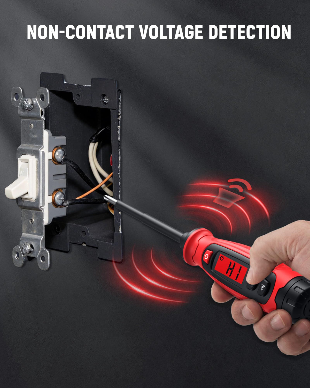 KAIWEETS KTS01 live-wire identification helps locate energized parts safely.