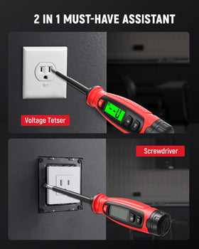 KAIWEETS KTS01 Phillips screwdriver tip integrates with testing for fast tightening.