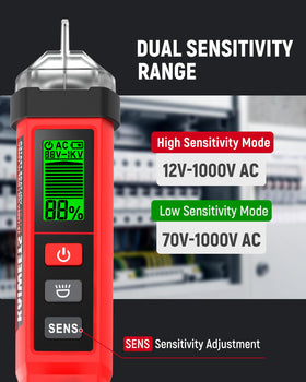 Kaiweets low-battery indicator keeps you informed before long jobs.