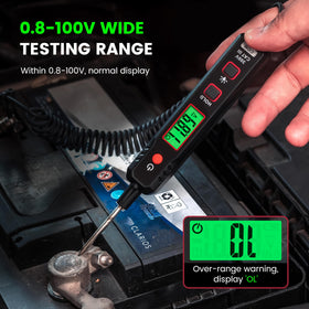 KAIWEETS sharp-probe tip reaching tight dash spaces for precise testing