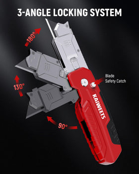 KAIWEETS SK2 blades shown, sharp and durable with rust resistance.