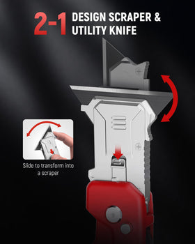KAIWEETS zinc alloy handle with ergonomic grip for precise cuts.