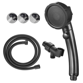 KAIYING high-pressure shower head with pause switch for quick water control.