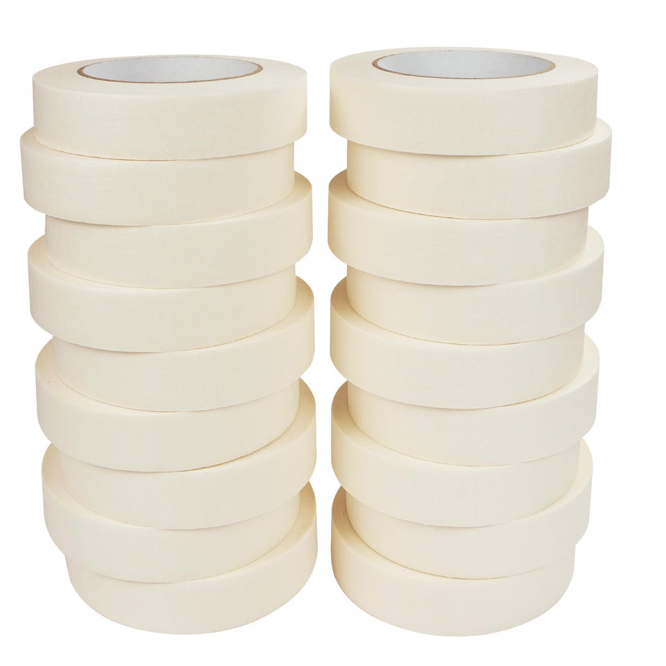 KAKAMINA masking tape 1-inch bulk roll ready for large projects.