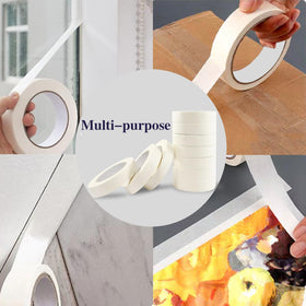KAKAMINA masking tape adheres to plastic, glass, and metal for versatile tasks.
