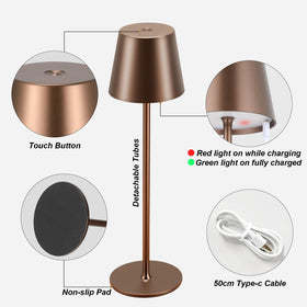Kakanuo three color stepless dimming from 3000K to 5000K for mood control