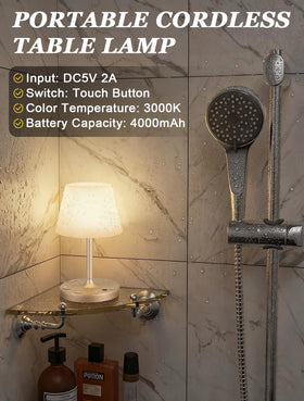 Kakanuo shower lamp on outdoor patio for versatile ambient lighting