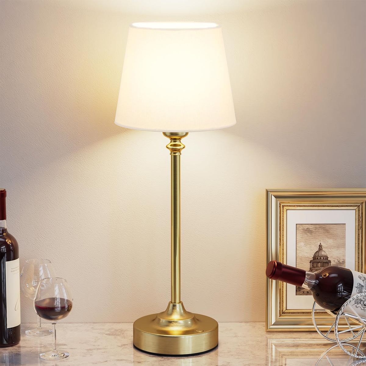 Kakanuo lamp close-up shade detail, premium electroplating finish.