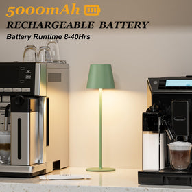 Kakanuo cordless lamp brightness control illustrating stepless dimming.