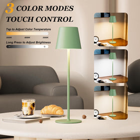 Kakanuo cordless lamp color temperature option for versatile mood lighting.