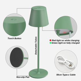 Kakanuo cordless lamp outdoor use on patio for soft glow.