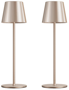 Kakanuo cordless table lamp with top touch control for instant lighting.