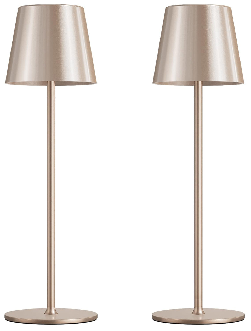 Kakanuo cordless table lamp with top touch control for instant lighting.