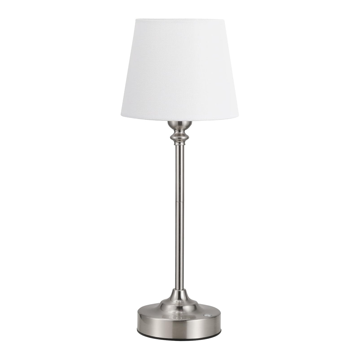Kakanuo cordless table lamp charges via USB-C for quick recharging.