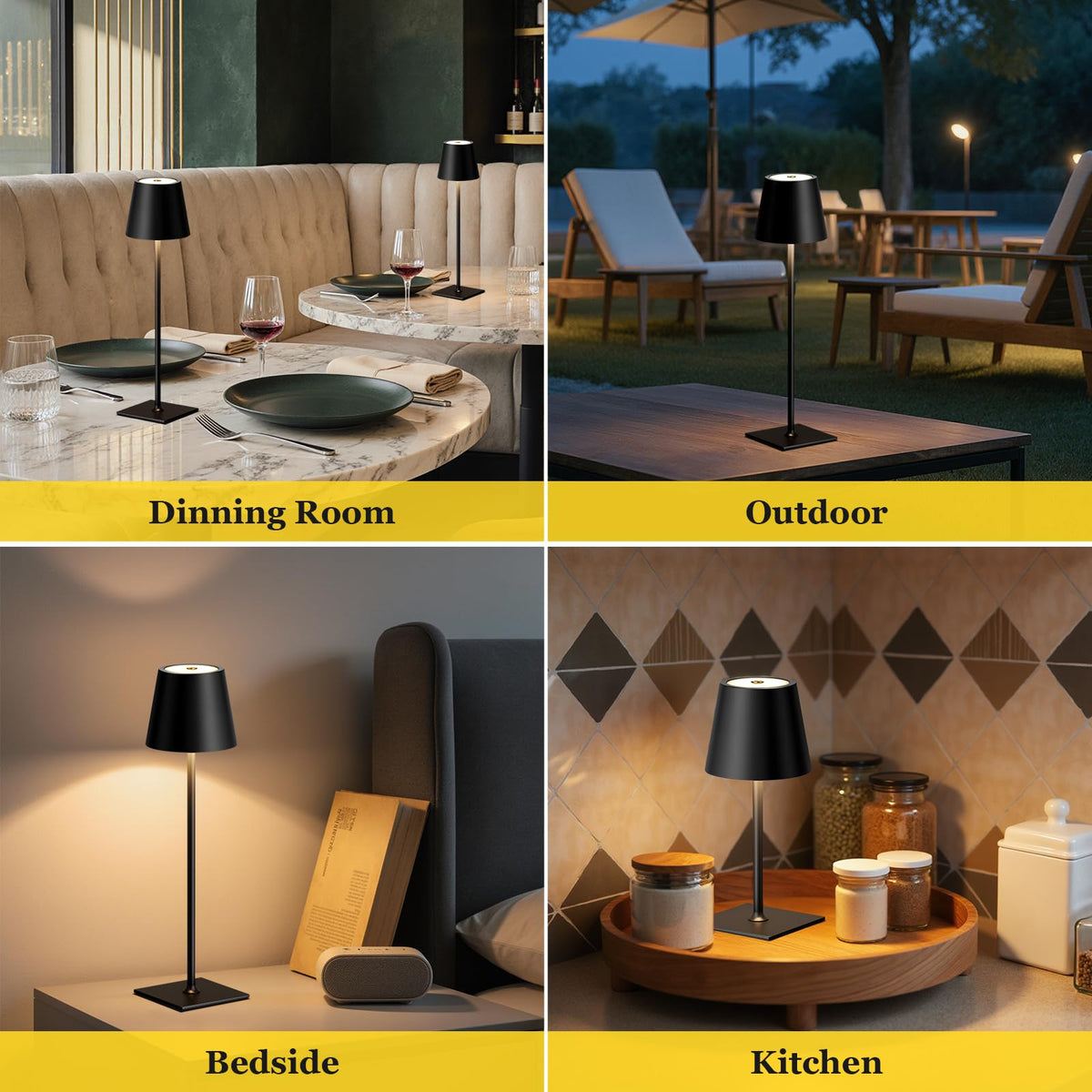 Kakanuo lamp USB-C port enables quick charging