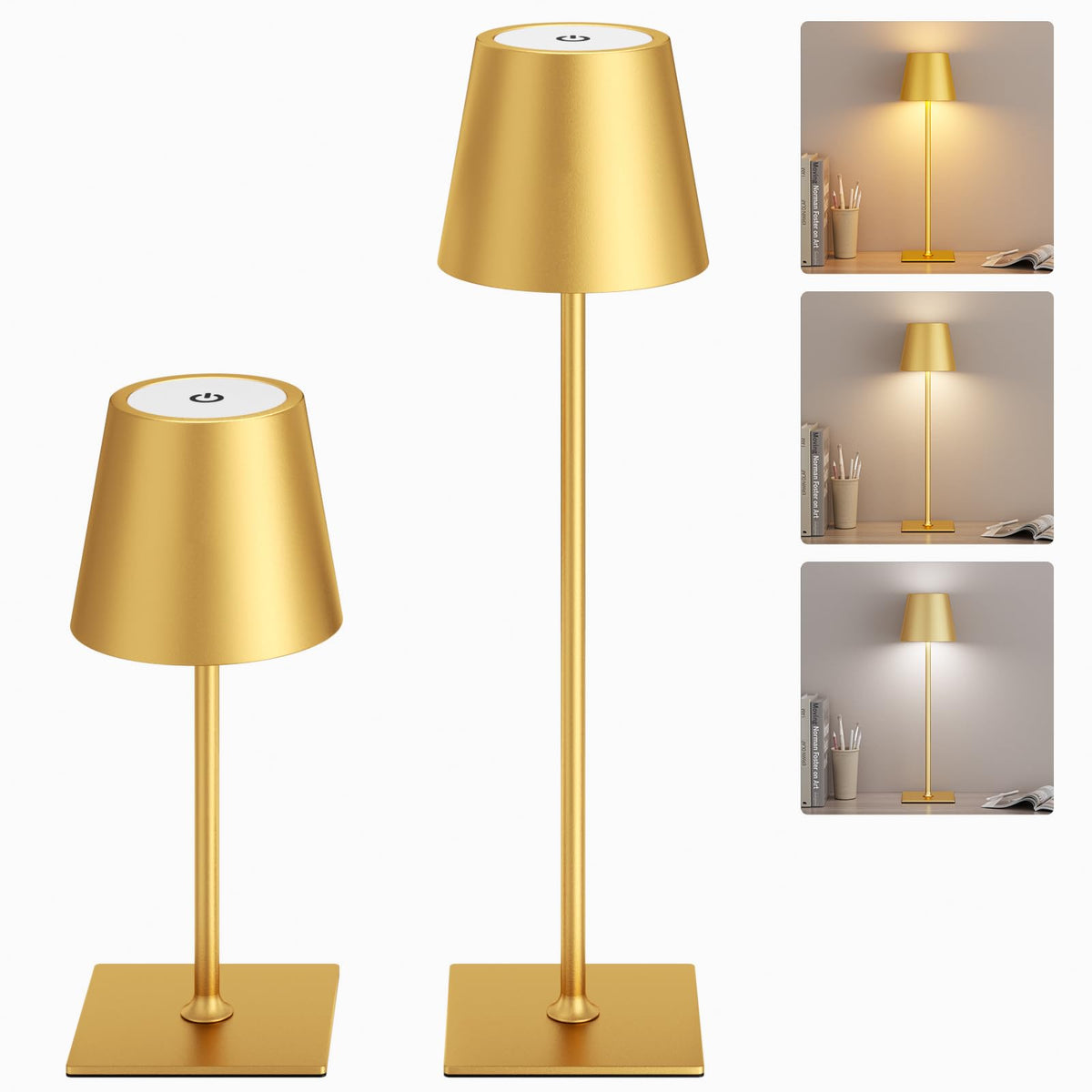 Kakanuo Gold lamp creates dining ambience with warm light