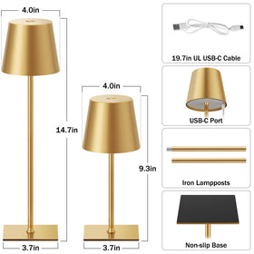 Kakanuo desk lamp with touch dimming for reading or relaxing