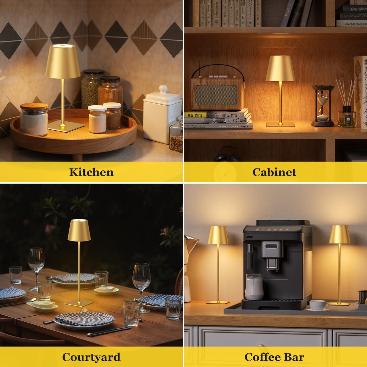 Kakanuo Gold lamp waterproof shell for moisture-prone environments