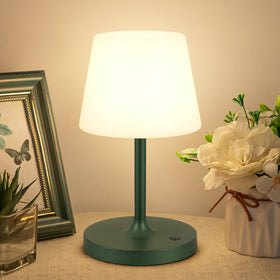 Kakanuo green cordless shower lamp IP54 for bathroom lighting in humid spaces.