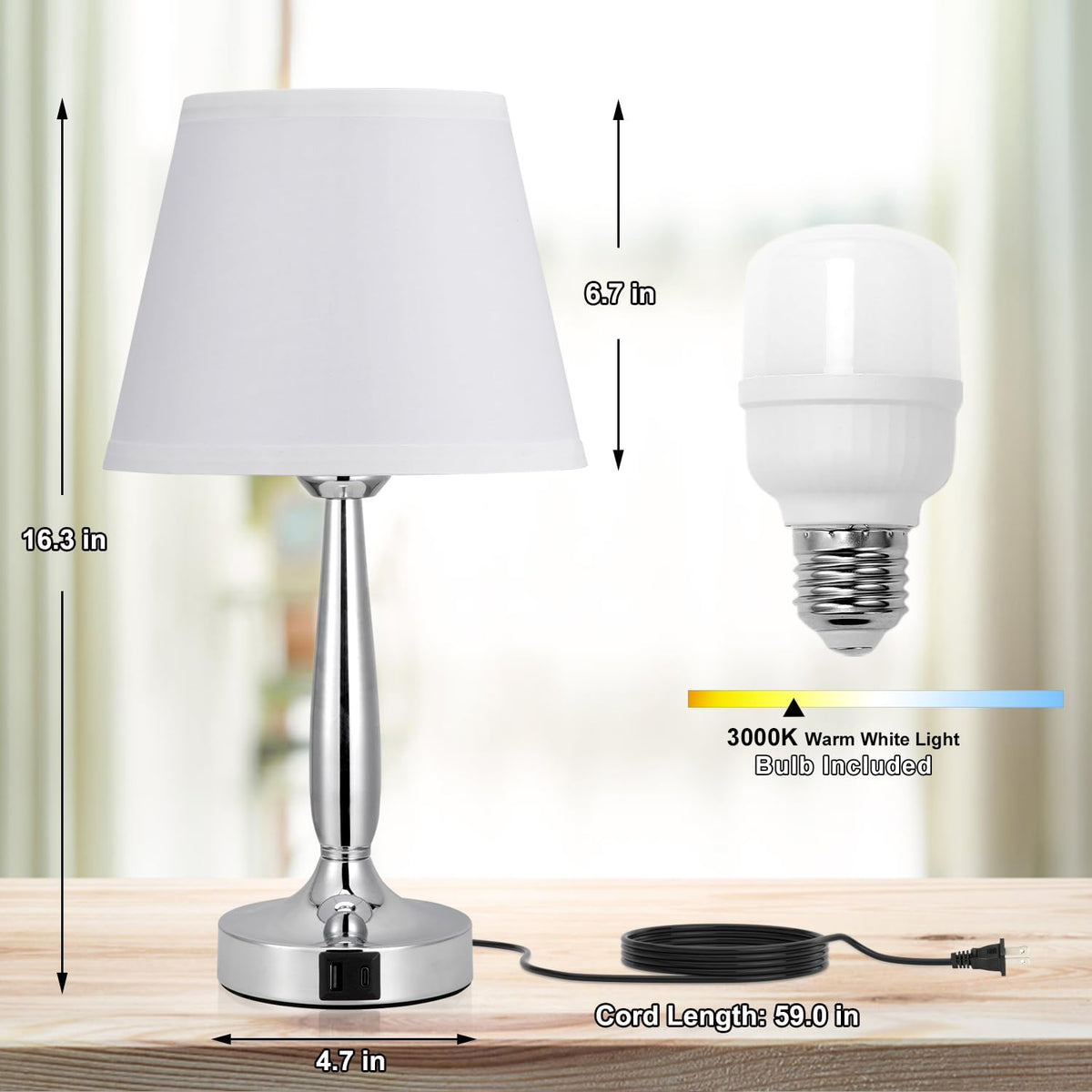 Kakanuo multifunctional lamp enhancing bedroom or office ambiance