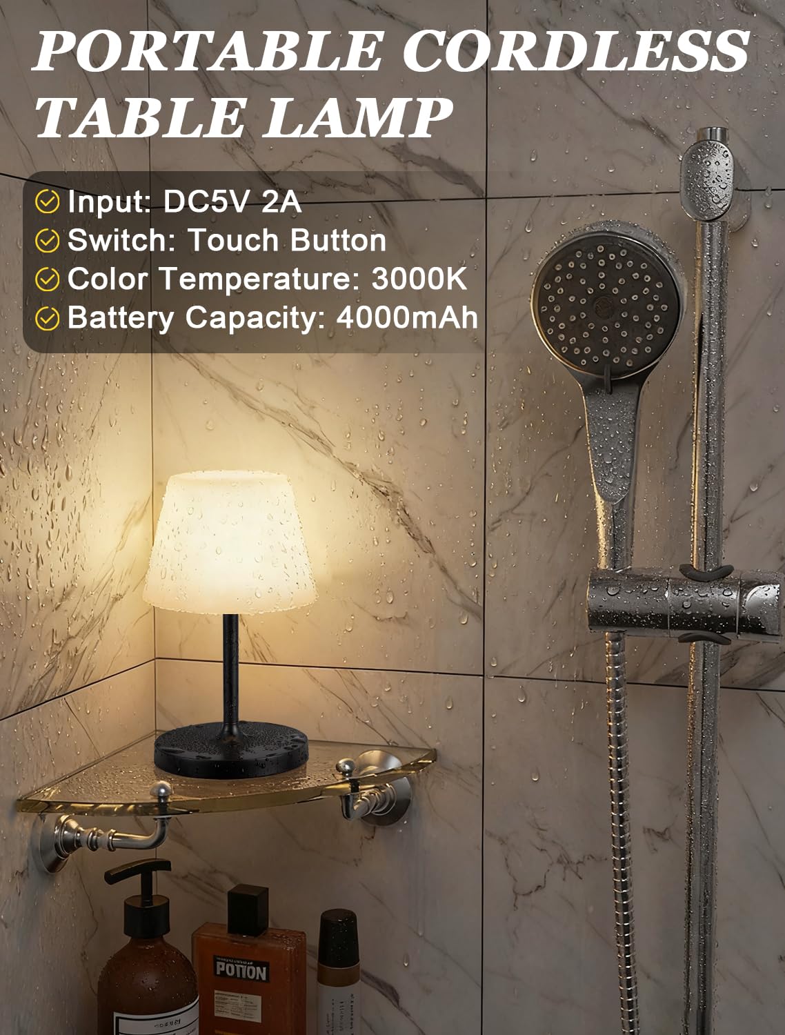 Kakanuo portable indoor-outdoor lamp for flexible placement.