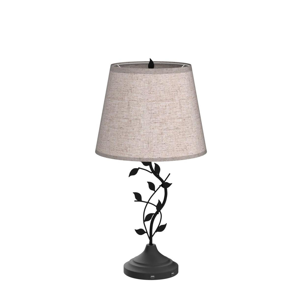 Kakanuo lamp with USB-C and USB-A supports multiple devices.