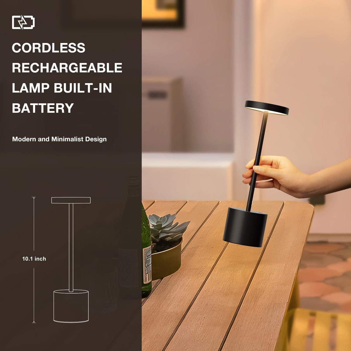 Kakanuo USB-C charging cable included, highlighting quick recharge and long-lasting battery