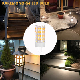 Deck and stair path lighting using KAKEMONO G4 LED bulb for safety